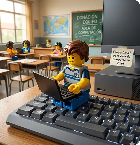 Donación de computadores - Fundación Click